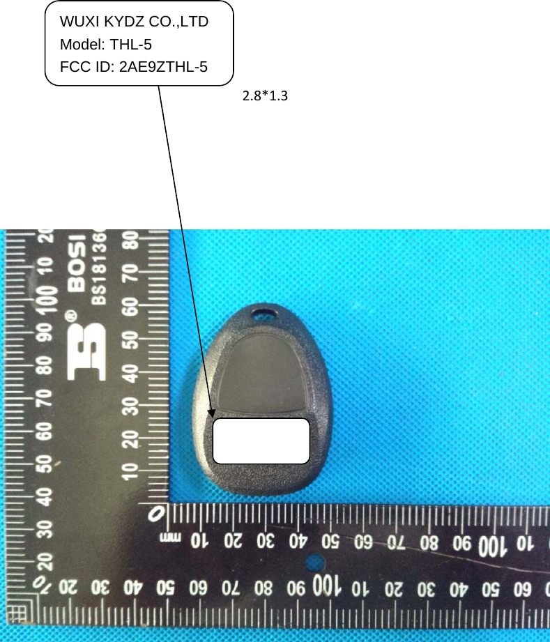 2.8*1.3 WUXI KYDZ CO.,LTD Model: THL-5   FCC ID: 2AE9ZTHL-5   