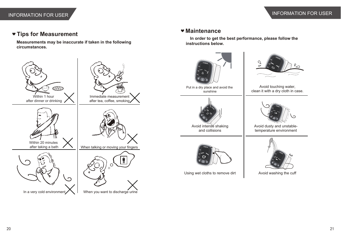 Page 12 of Transtek Medical Electronics TMB1598-B Bluetooth Blood Pressure Monitor User Manual