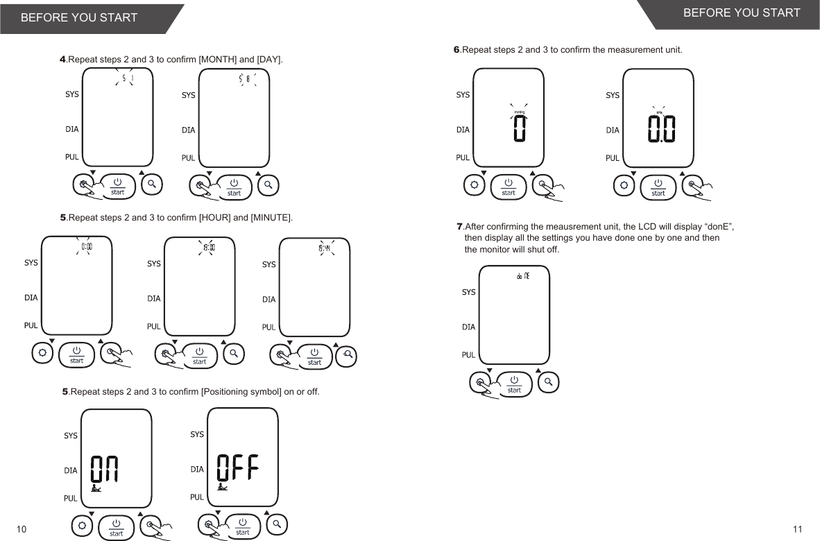 Page 7 of Transtek Medical Electronics TMB1598-B Bluetooth Blood Pressure Monitor User Manual