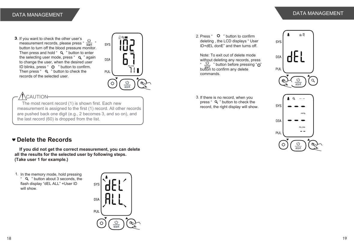 Page 11 of Transtek Medical Electronics TMB1598-B Bluetooth Blood Pressure Monitor User Manual