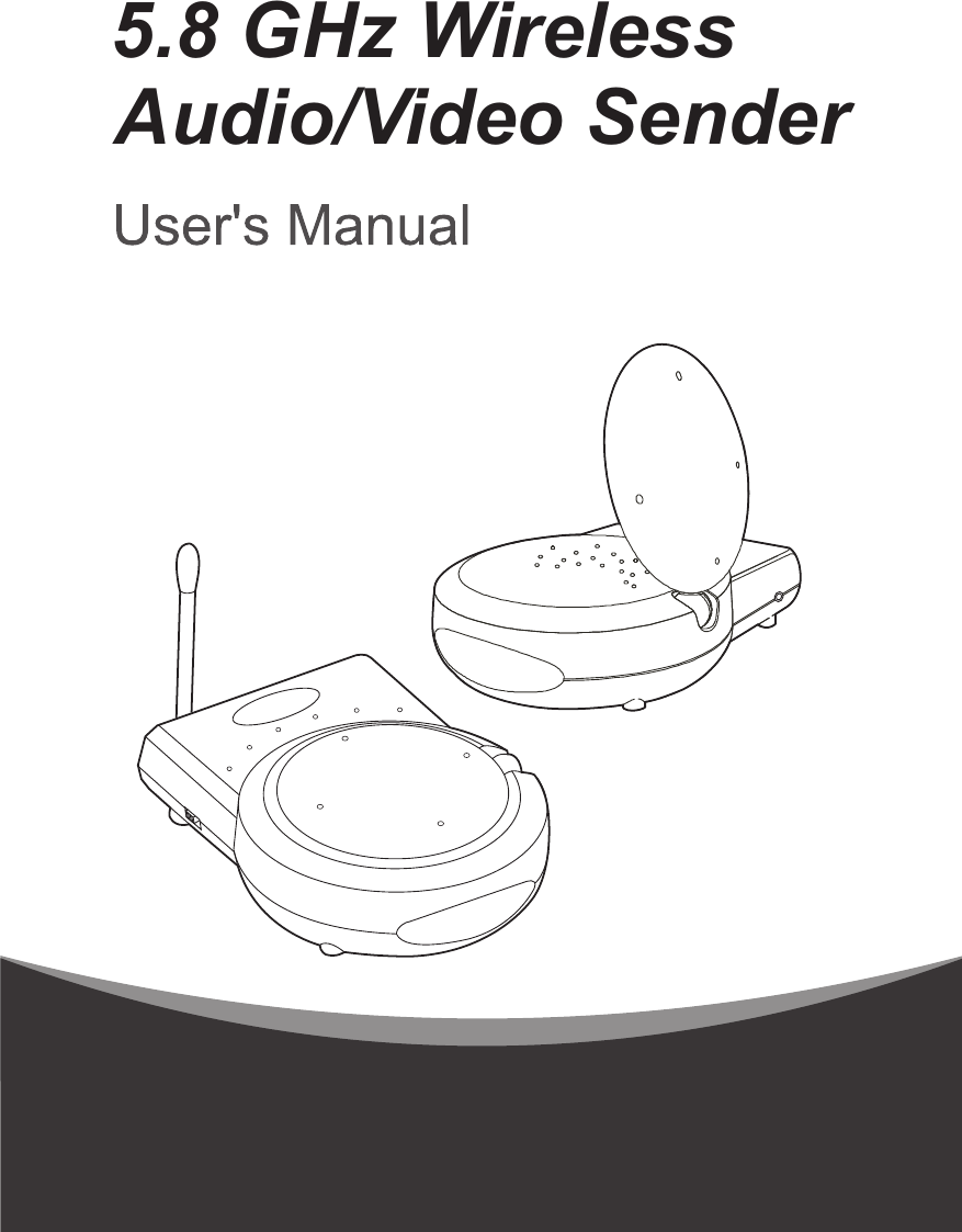 5.8 GHz Wireless Audio/Video Sender