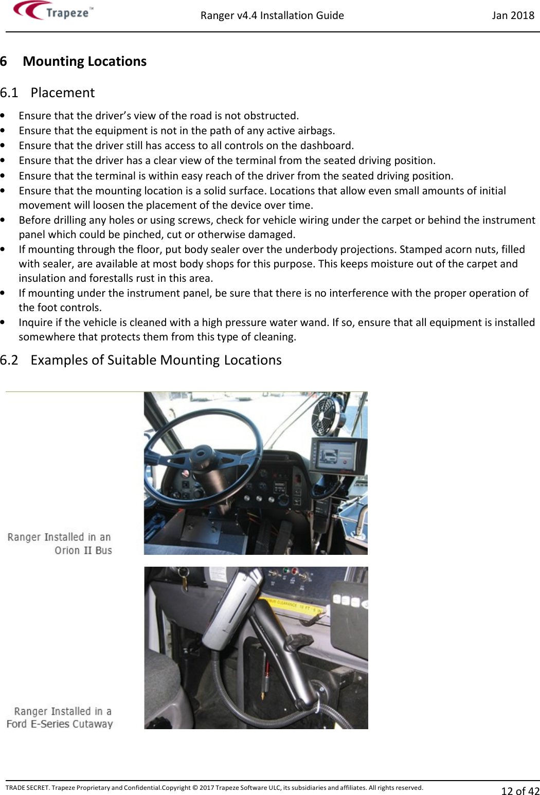 Page 11 of Trapeze Software Group RAN45728A Rugged and compact vehicular computer User Manual 