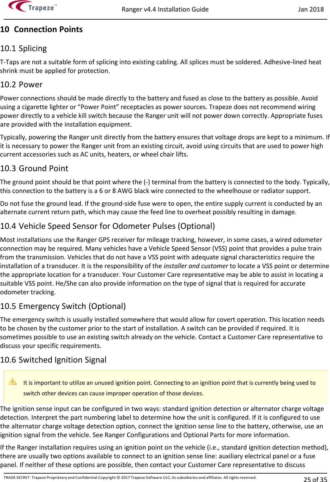 Page 24 of Trapeze Software Group RAN45728A Rugged and compact vehicular computer User Manual 