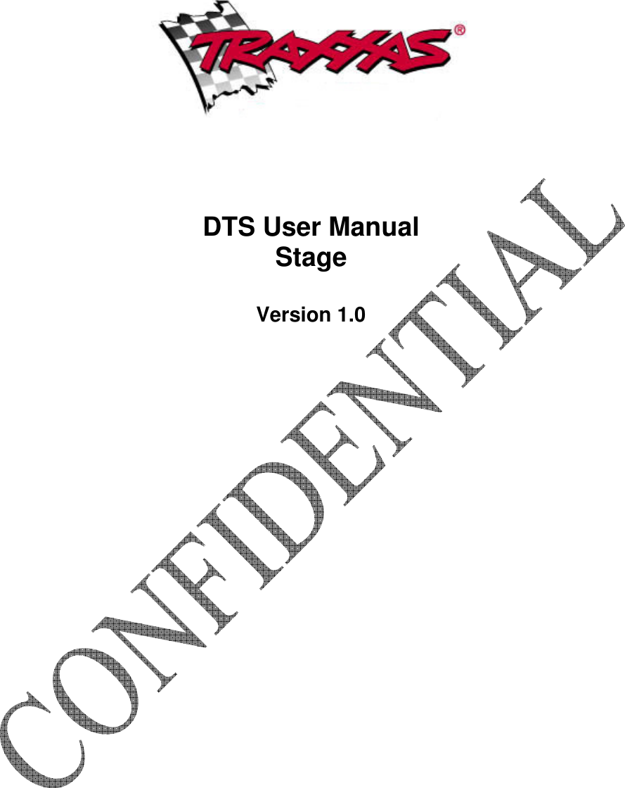     DTS User Manual  Stage  Version 1.0  