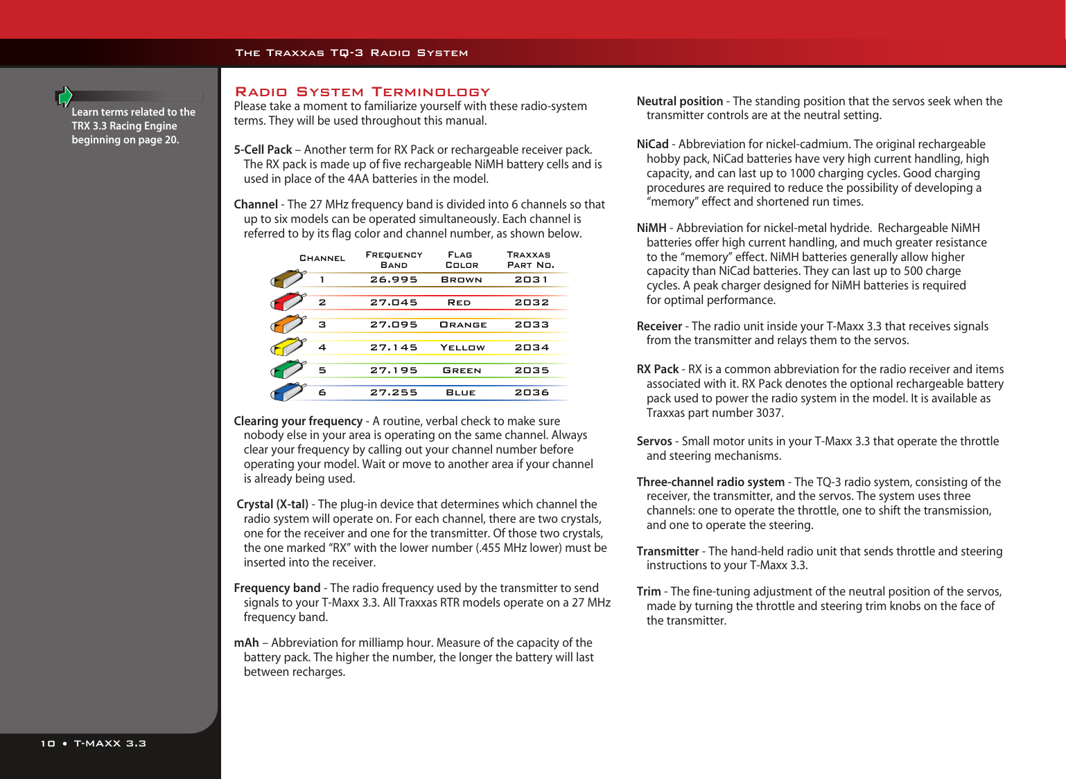 Page 2 of 9 - Traxxas Traxxas-Traxxas-Universal-Remote-Tq-3-Users-Manual- T-Maxx 3.3 Owners Manual  Traxxas-traxxas-universal-remote-tq-3-users-manual