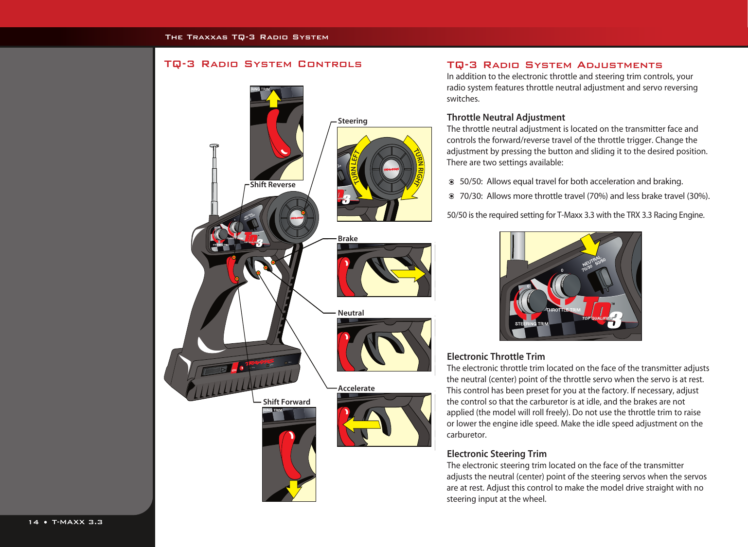 Page 6 of 9 - Traxxas Traxxas-Traxxas-Universal-Remote-Tq-3-Users-Manual- T-Maxx 3.3 Owners Manual  Traxxas-traxxas-universal-remote-tq-3-users-manual