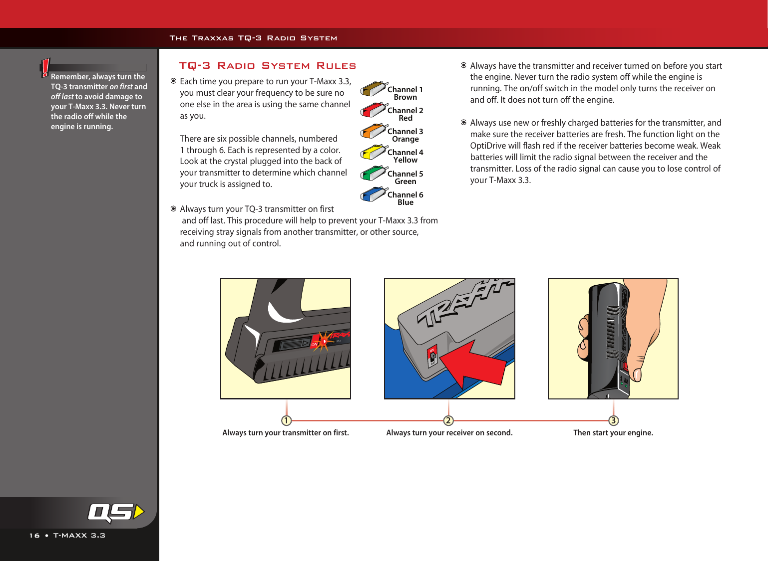 Page 8 of 9 - Traxxas Traxxas-Traxxas-Universal-Remote-Tq-3-Users-Manual- T-Maxx 3.3 Owners Manual  Traxxas-traxxas-universal-remote-tq-3-users-manual