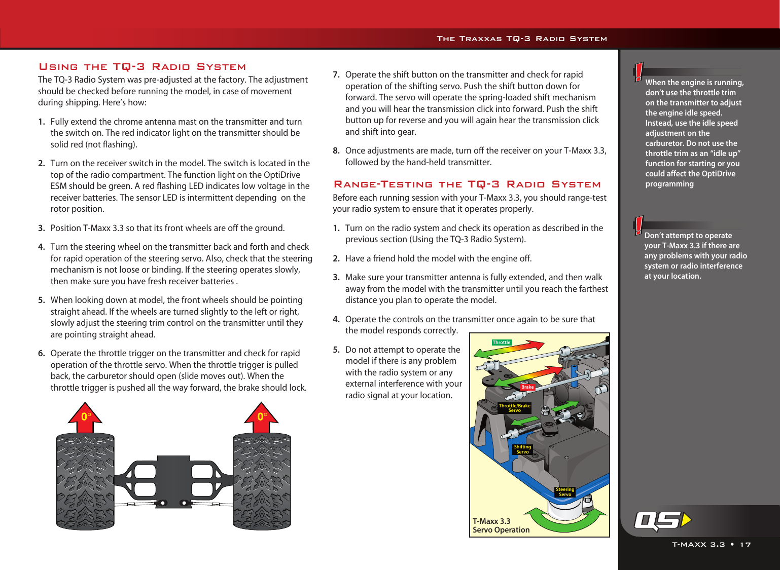 Page 9 of 9 - Traxxas Traxxas-Traxxas-Universal-Remote-Tq-3-Users-Manual- T-Maxx 3.3 Owners Manual  Traxxas-traxxas-universal-remote-tq-3-users-manual