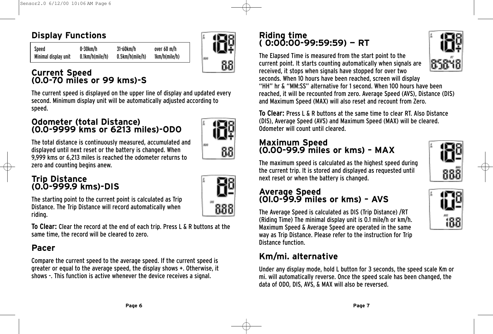 Page 4 of 6 - Trek Trek-Sensor-2-0-Users-Manual- Sensor2.0  Trek-sensor-2-0-users-manual