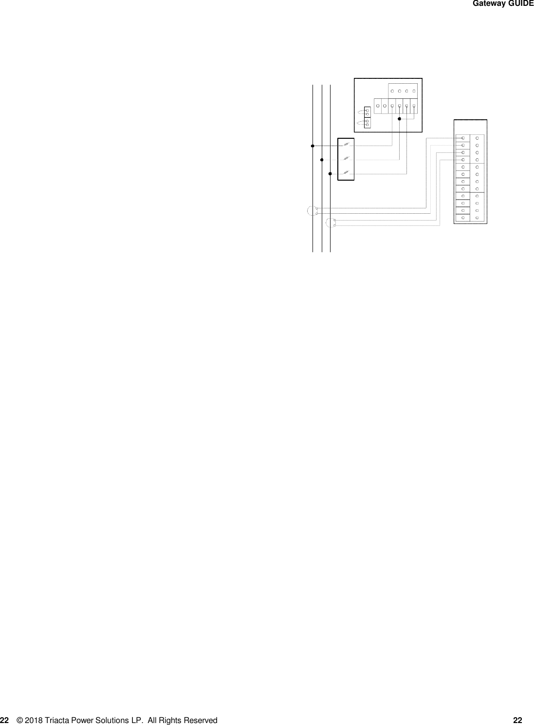 Page 22 of Triacta Power Solutions LP GATEWAY Modular High Density Meter and Pulse Collector User Manual 