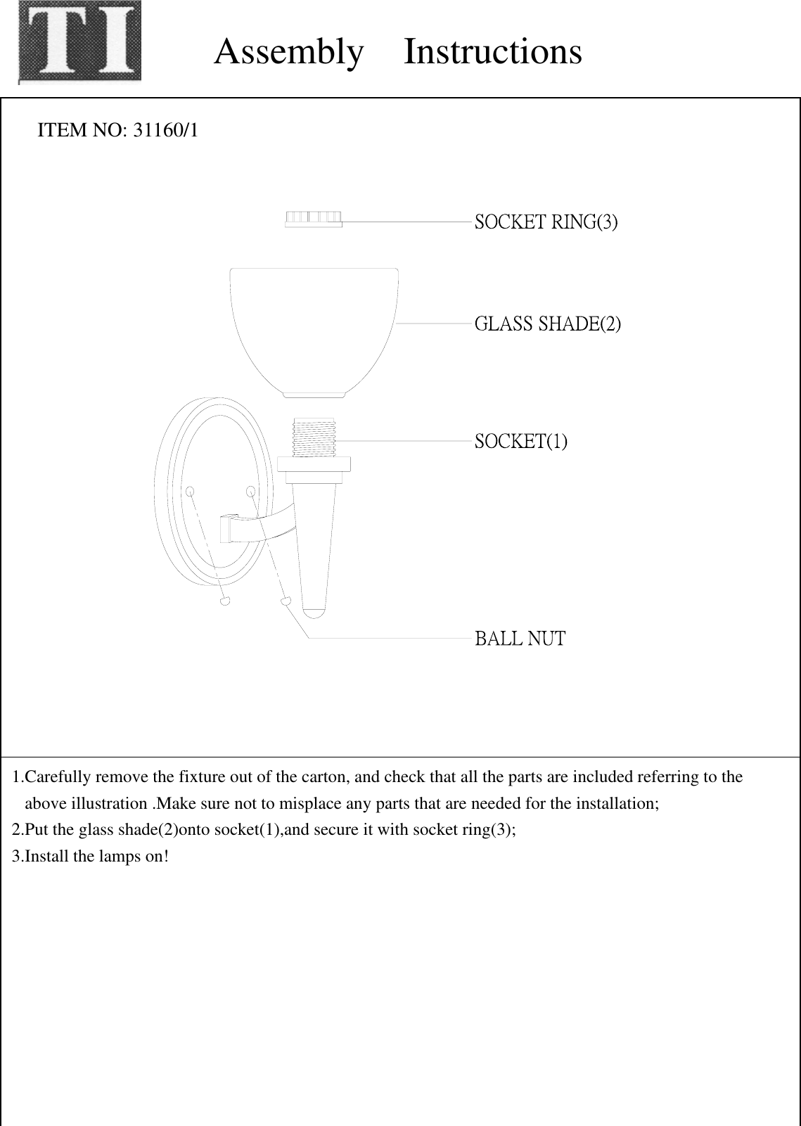 Page 1 of 1 - Triarch Triarch-31160-1-Users-Manual 31160-1