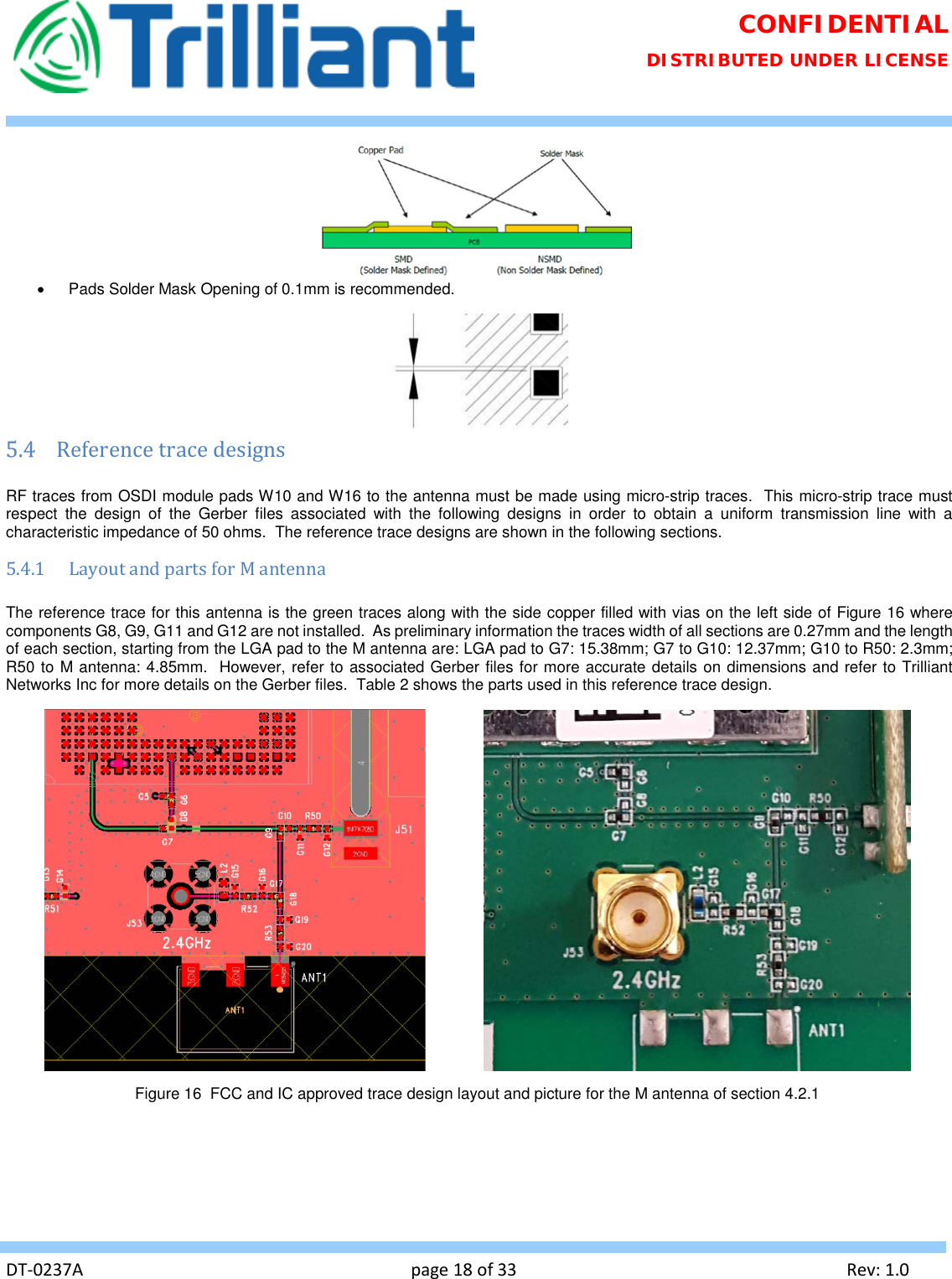 Page 18 of Trilliant Networks OSDI4W1 2.4 GHz Digitally modulated transmitter User Manual Usermanual