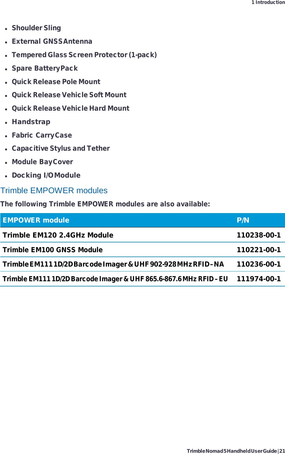 Trimble QCNFA324 2x2 802.11A/B/G/N/AC WiFi+Bluetooth Module User Manual My