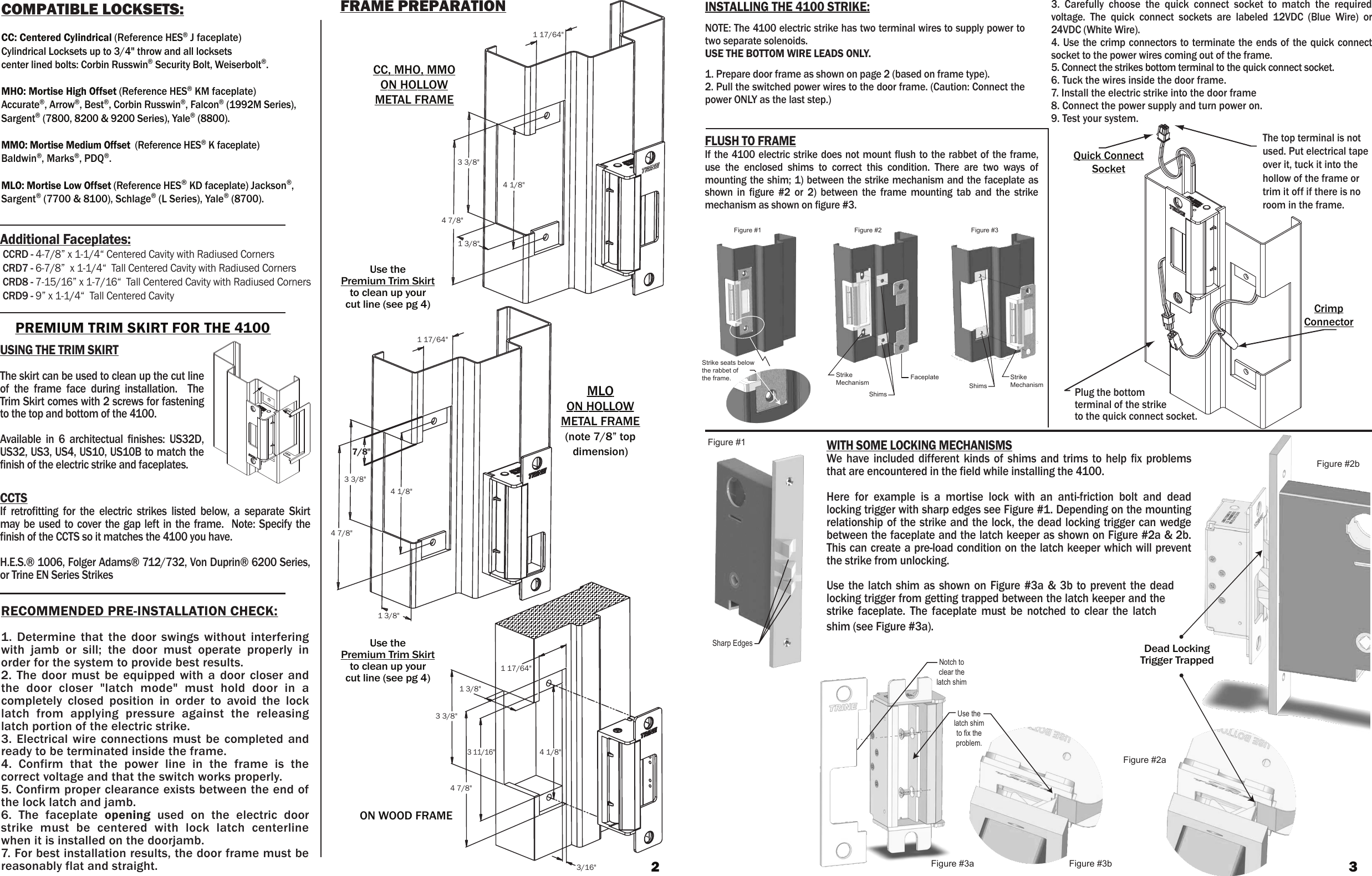 Page 2 of 2 - Trine  4100 Instructions