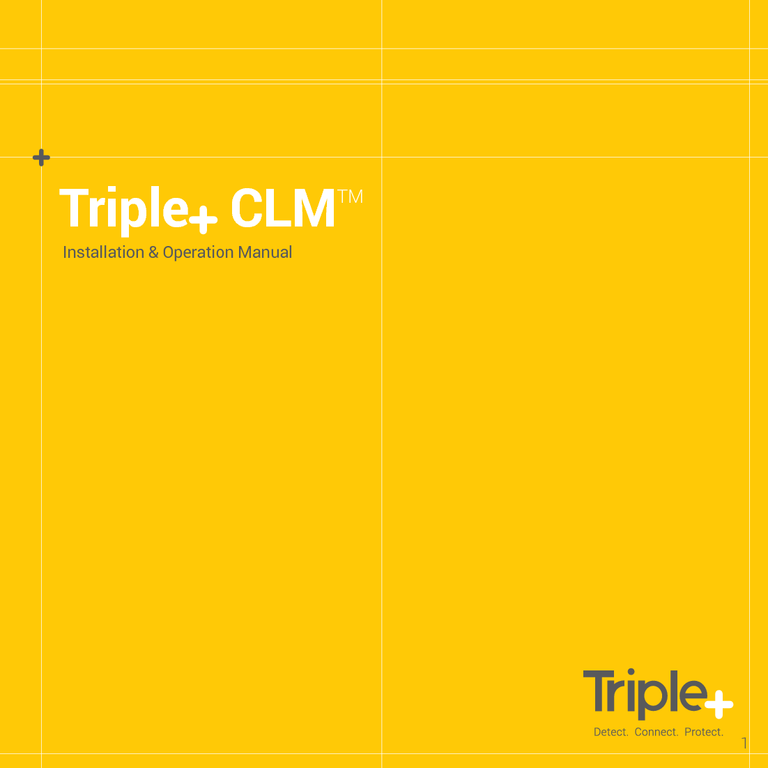 Installation &amp; Operation ManualTriple  CLMTM1