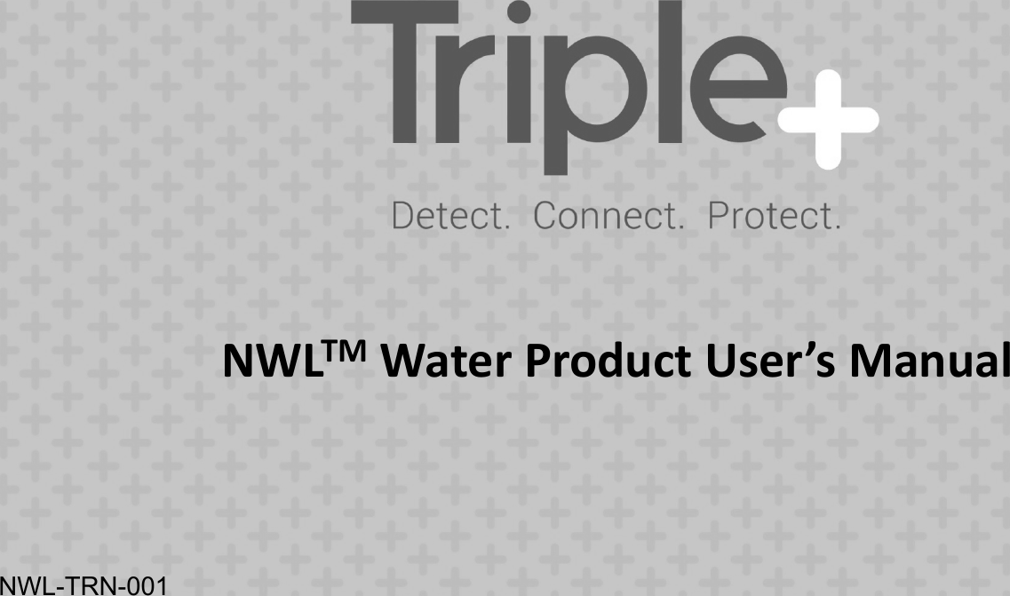 User’s ManualWater Product TMNWLNWL-TRN-001