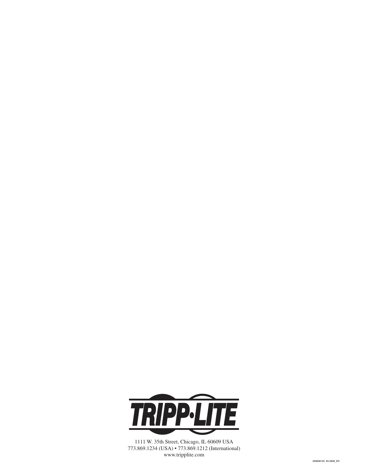 Tripp Lite Apsint Series Users Manual 200608120 93 2609 230V APS OM