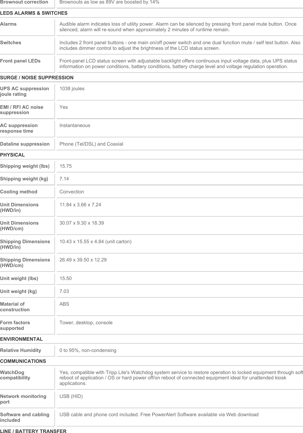 Page 3 of 4 - Tripp-Lite Tripp-Lite-G1000Ub-Users-Manual-  Tripp-lite-g1000ub-users-manual