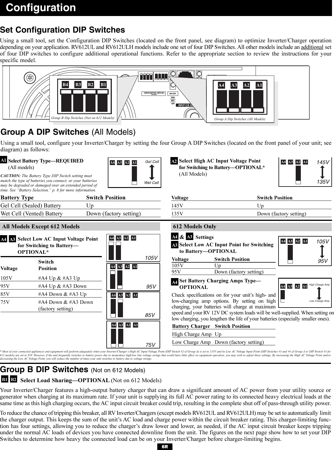 Page 6 of 12 - Tripp-Lite Tripp-Lite-Powerverter-200510095-Users-Manual- 200510095 93-2144 RV Inverter-Charger Owner's Manual Revision  Tripp-lite-powerverter-200510095-users-manual