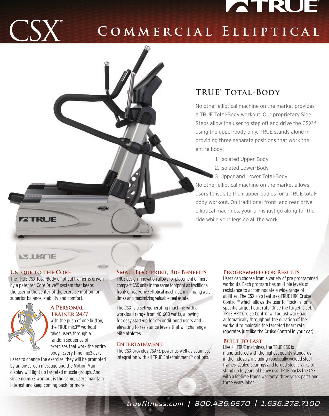 Page 1 of 2 - True-Fitness True-Fitness-Csx-Users-Manual-  True-fitness-csx-users-manual