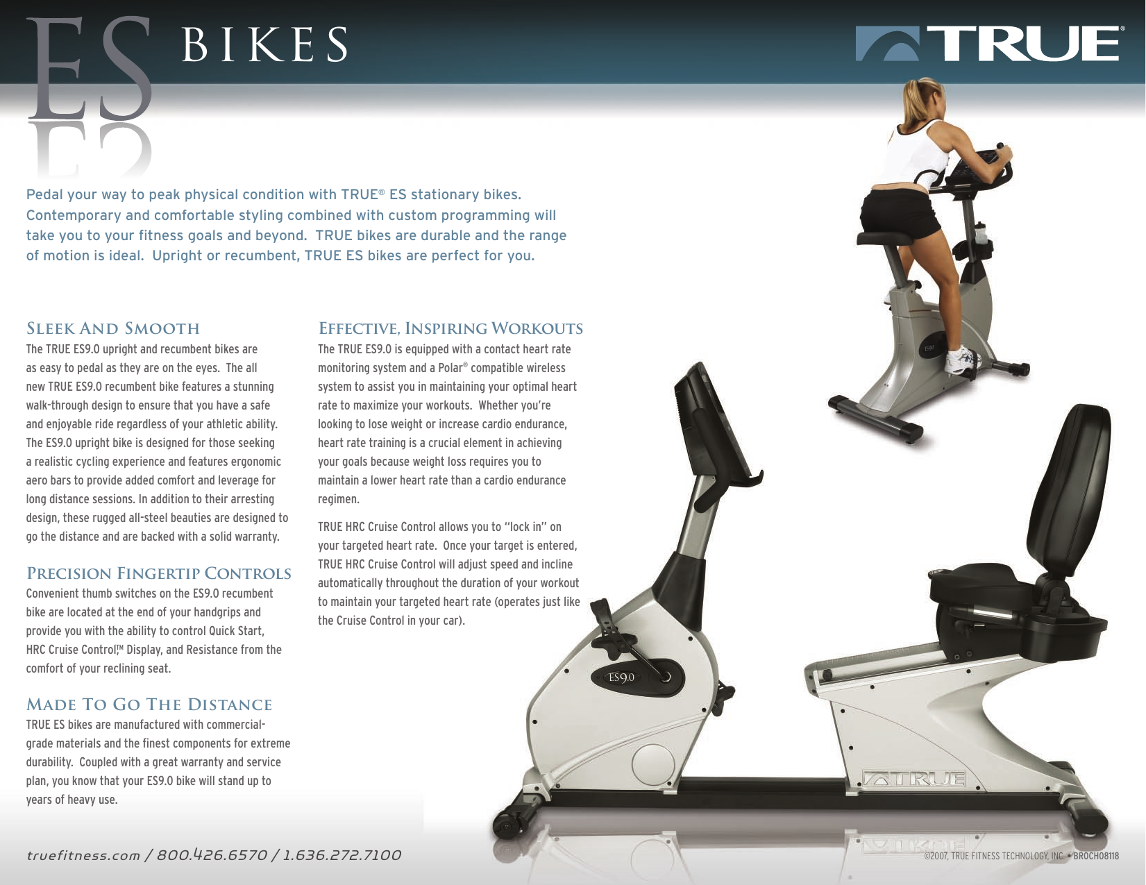 true es 9.0 recumbent bike