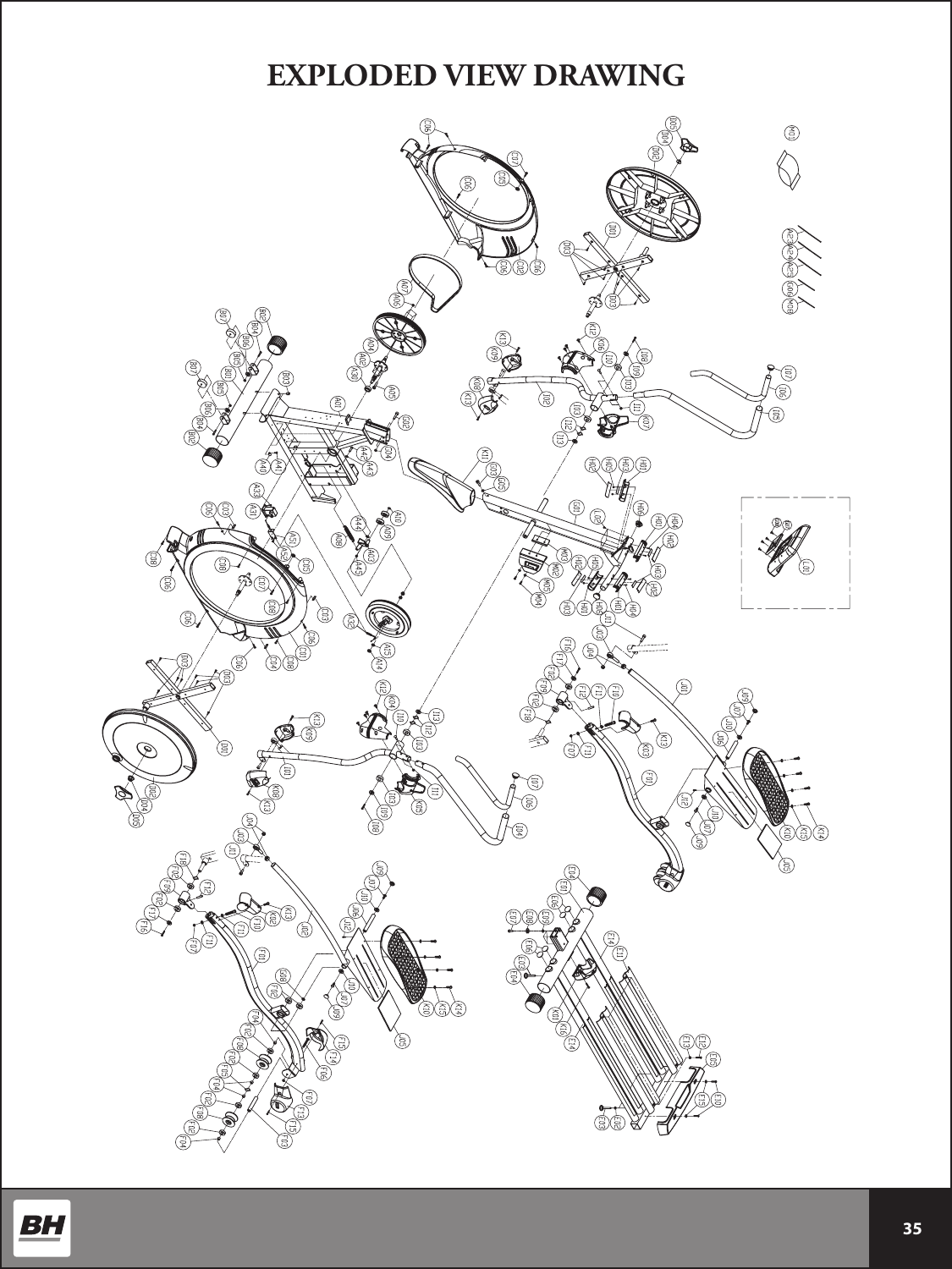  35 EXPLODED VIEW DRAWING