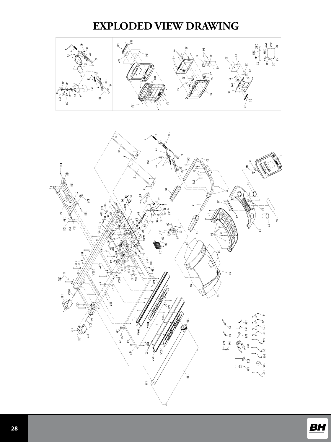  28 EXPLODED VIEW DRAWING