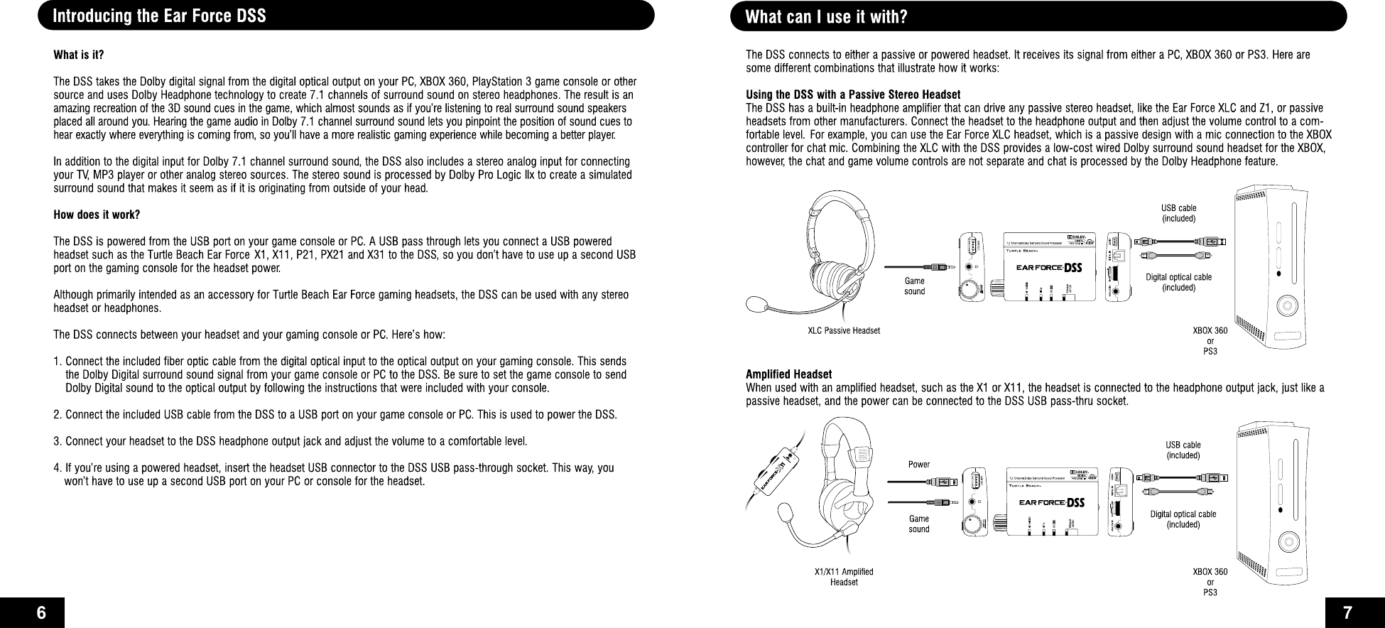 Turtle Beach Ear Force Dss Users Manual