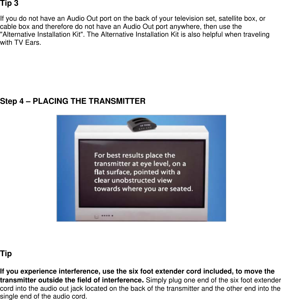 Page 4 of 9 - Tv-Ears Tv-Ears-Headphone-Users-Manual- 2 Tv-ears-headphone-users-manual