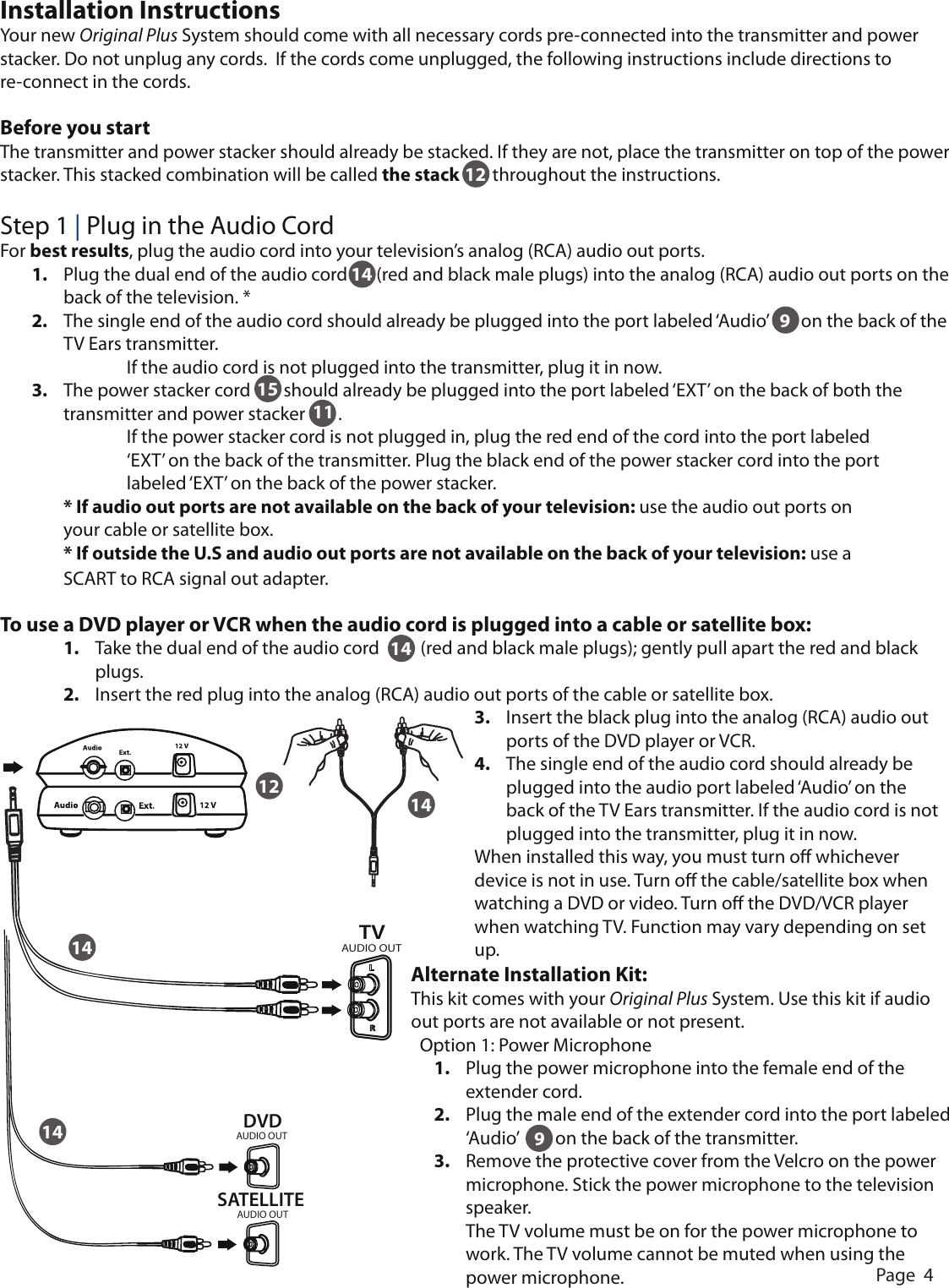 Page 4 of 11 - Tv-Ears Tv-Ears-Headphones-Users-Manual-  Tv-ears-headphones-users-manual