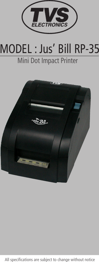 tvs mini printer