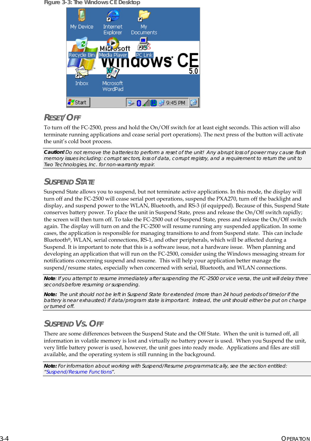 Page 28 of Two Technologies PLAT2008 Commercial / Industrial Handheld Computer User Manual manual p1