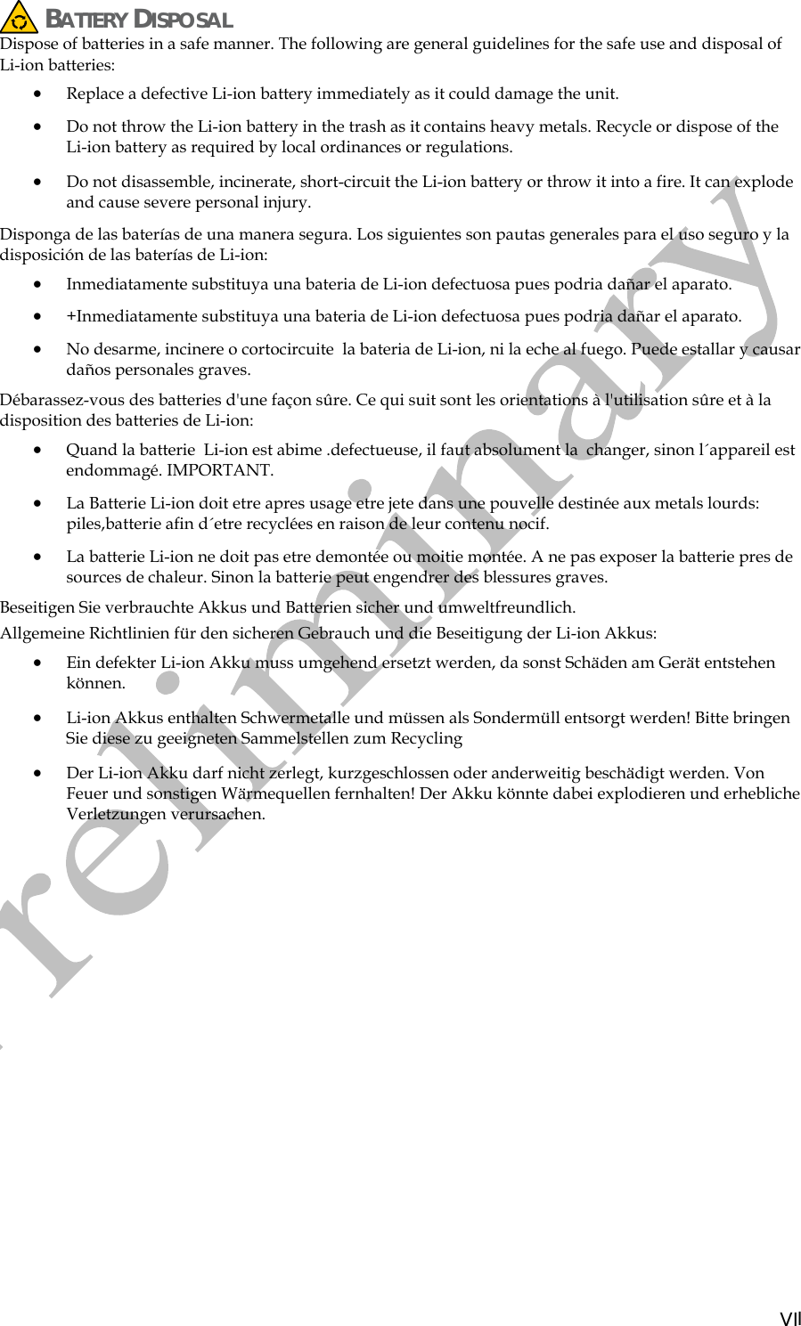 Page 7 of Two Technologies PLAT2008 Commercial / Industrial Handheld Computer User Manual manual p1