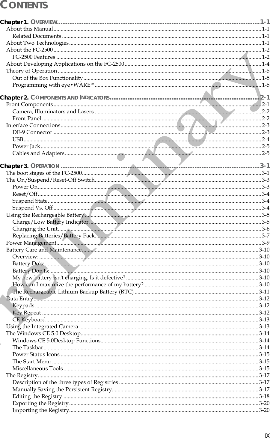 Page 9 of Two Technologies PLAT2008 Commercial / Industrial Handheld Computer User Manual manual p1