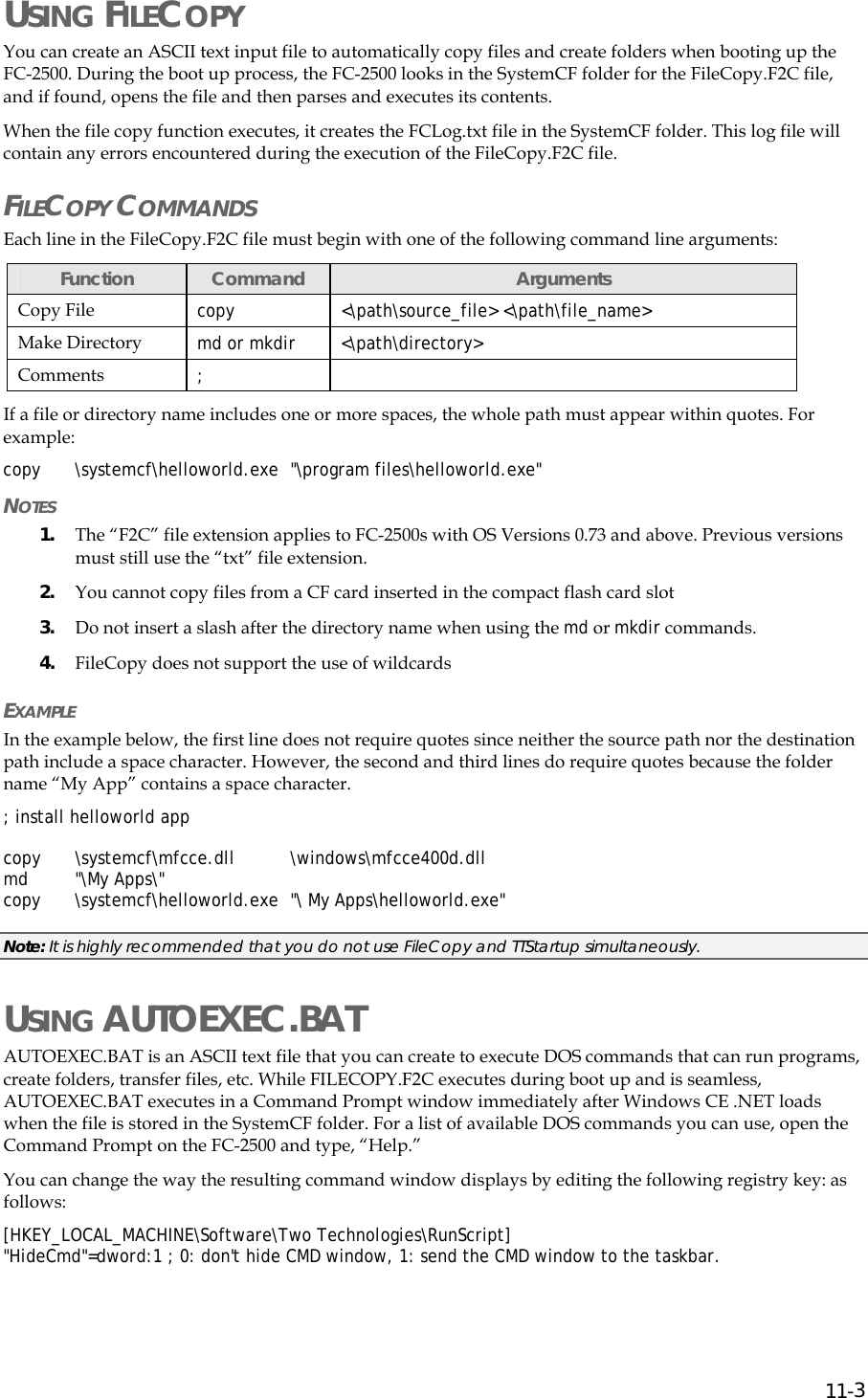 Page 83 of Two Technologies PLAT2008 Commercial / Industrial Handheld Computer User Manual manual p2
