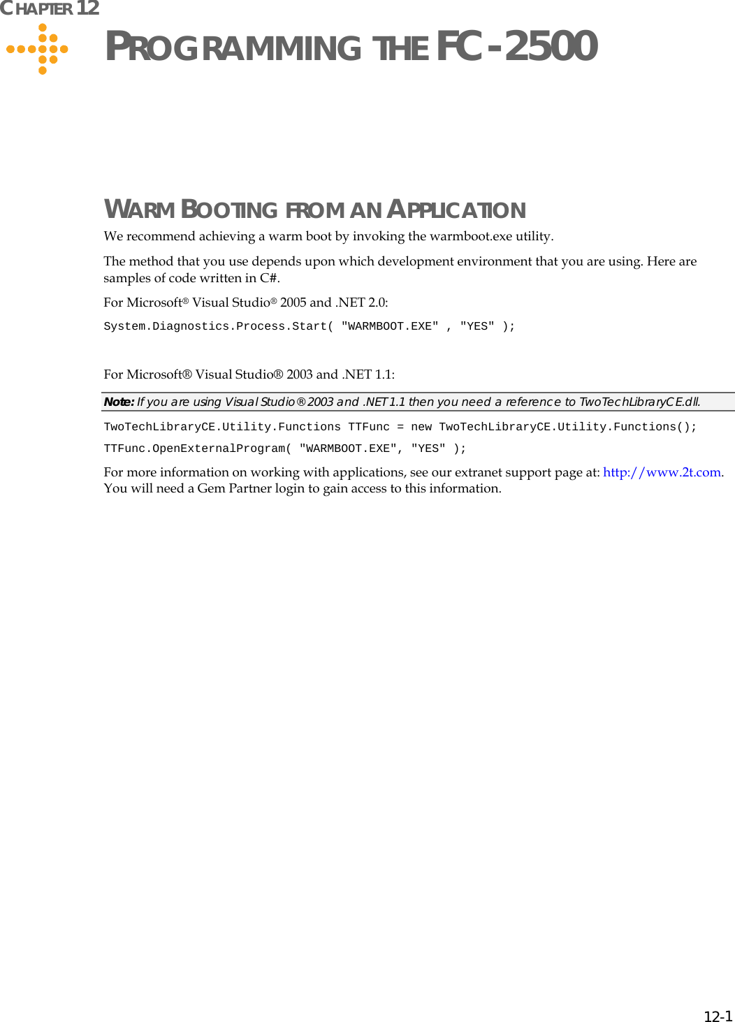 Page 87 of Two Technologies PLAT2008 Commercial / Industrial Handheld Computer User Manual manual p2