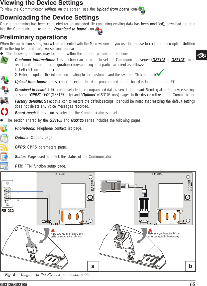 Page 65 of Tyco Safety Canada 12GS3125 GSM/GPRS Alarm Communicator User Manual istisd2wgs3125 1 0 lingue SPA POR ENG pmd