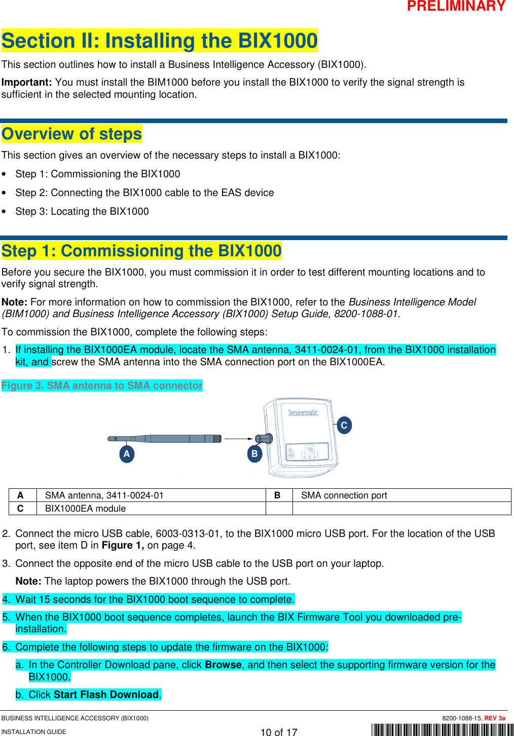 Page 10 of Tyco Safety Sensormatic BIX1000 Business Intelligence Module User Manual BIX1000 Manual Rev3ax