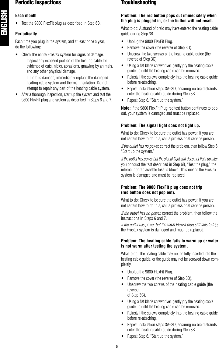 Page 10 of 11 - Tyco Tyco-Frostex-9800-Users-Manual- H56581_0905[1]  Tyco-frostex-9800-users-manual