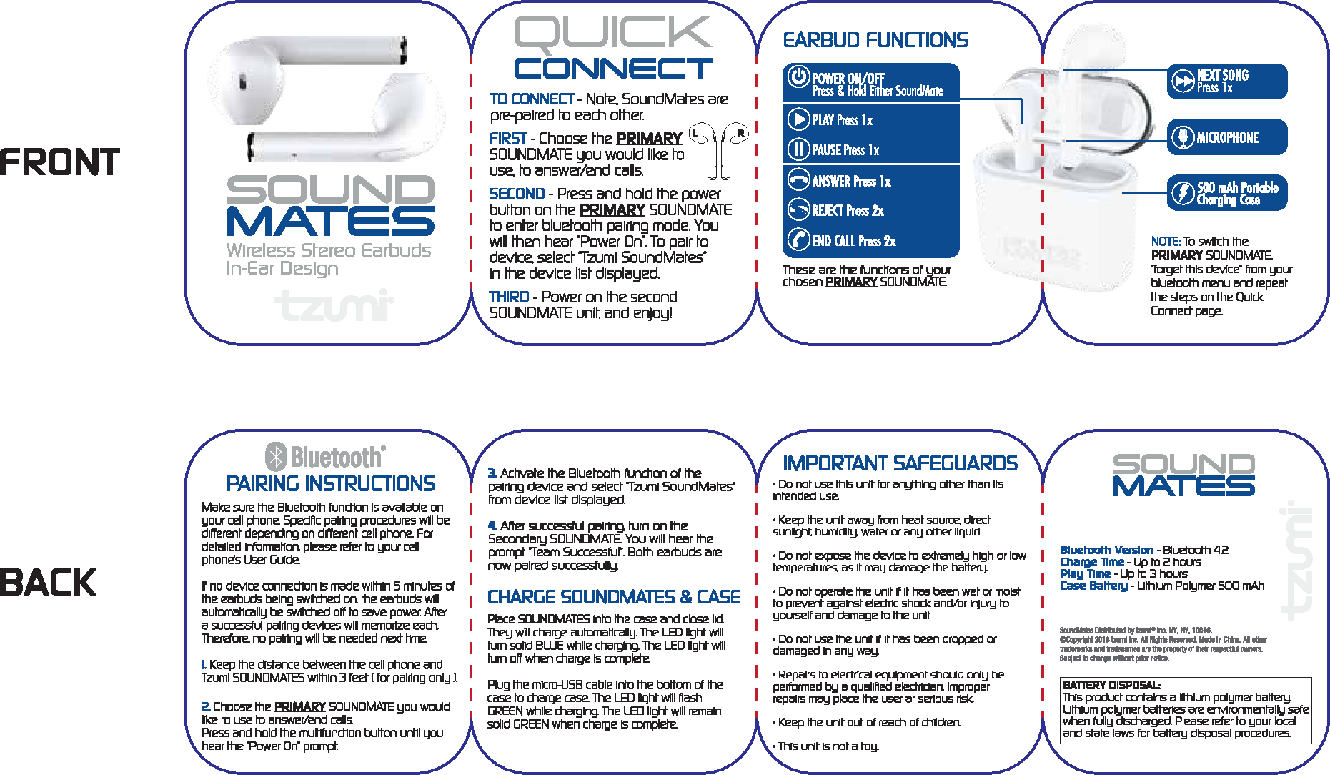 User Manual Soundmates Manual KINLAN PF3