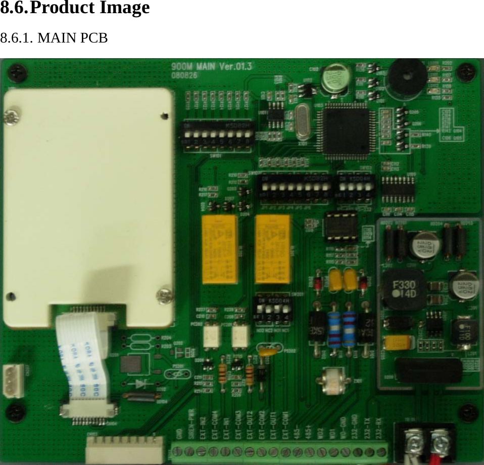    8.6. Product Image 8.6.1. MAIN PCB         