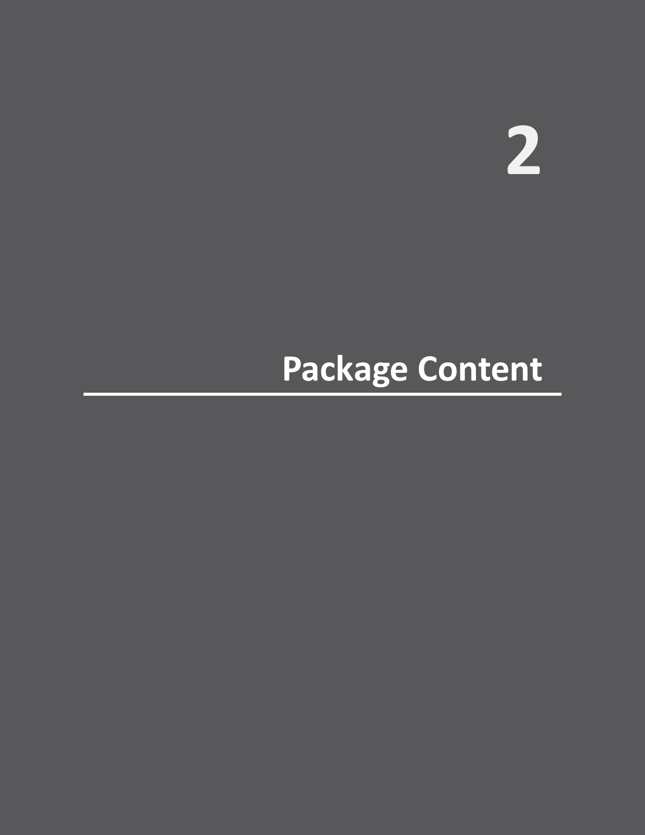   2. Package Content  S     Package Content 2 