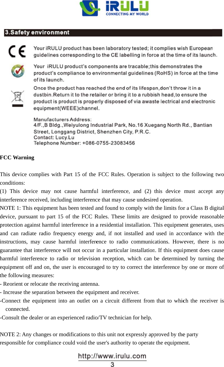 FCC Thiscond(1) interNOTdeviproteand instrguarharmequithe f- Re- Inc-Conco-Con NOTrespC Warning s device comditions: This device rference receiTE 1: This eqice, pursuant ection againscan radiate ructions, mayrantee that intmful interfereipment off anfollowing meeorient or relocrease the sepnnect the equonnected. nsult the dealTE 2: Any chonsible for complies with Pamay not caived, includinquipment has to part 15 ost harmful intradio frequey cause harmterference wience to radiond on, the useeasures: ocate the receparation betwuipment into ler or an expehanges or modompliance coart 15 of the ause harmfung interferencbeen tested aof the FCC Rerference in ancy energy amful interfereill not occur o or televisioer is encouragiving antennaween the equipan outlet onerienced radiodifications to ould void the FCC Rules.ul interferencce that may cand found to Rules. These a residential iand, if not ience to radiin a particulaon reception, aged to try to a. pment and recn a circuit dio/TV technicithis unit not user&apos;s authoriOperation isce, and (2) ause undesirecomply with limits are deinstallation. Tinstalled and o communicar installationwhich can bcorrect the iceiver. ifferent fromian for help.expressly appity to operate s subject to tthis device ed operation. the limits foresigned to prThis equipmeused in acccations. Hown. If this equipbe determinenterference bthat to whicproved by thee the equipmethe followingmust acceptr a Class B drovide reasonent generates,cordance withwever, there iipment does ced by turningby one or moch the receive party ent. g two t any digital nable , uses h the is no cause g the ore of ver is 