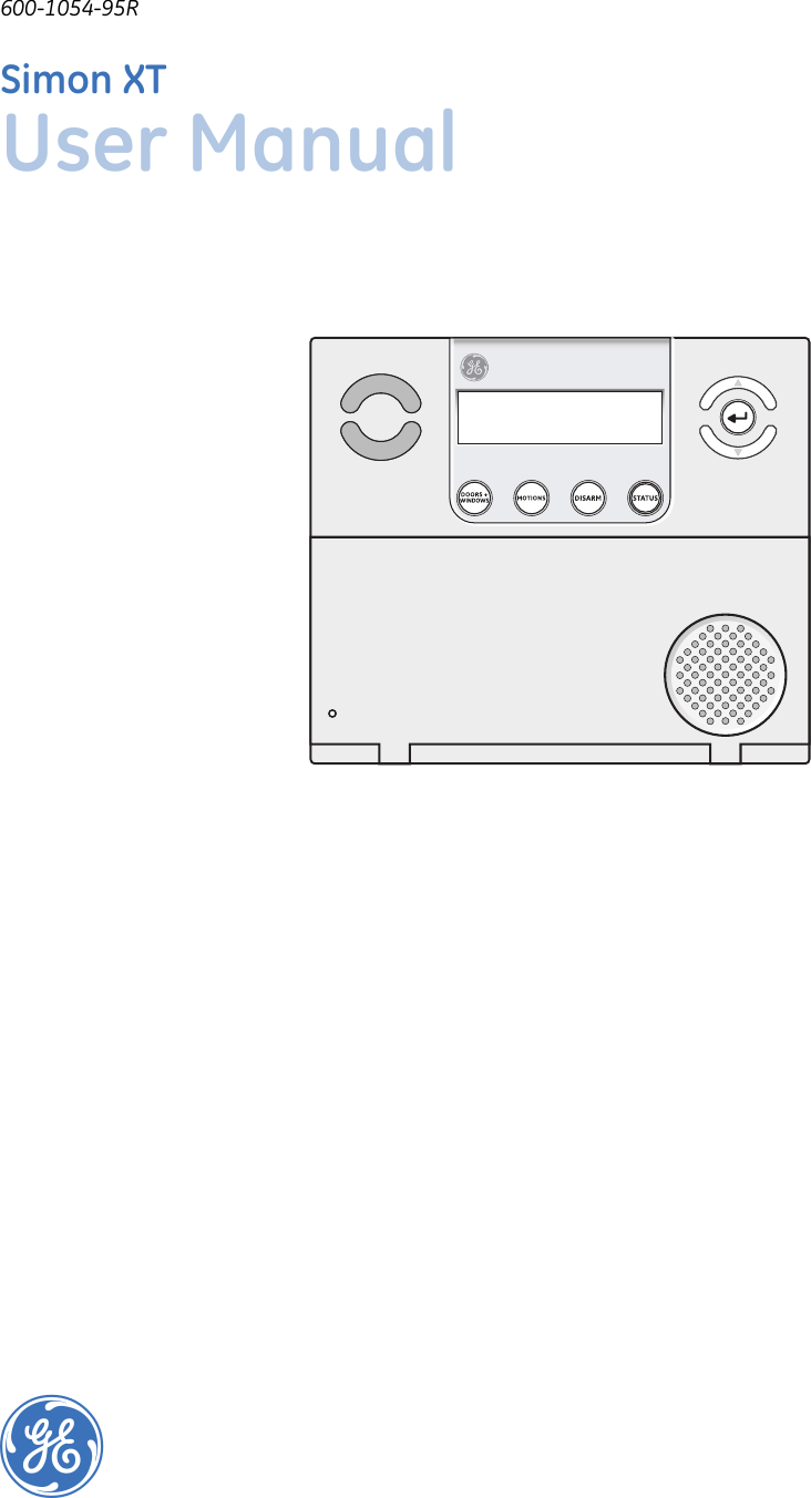 gSimon XTUser Manual600-1054-95R