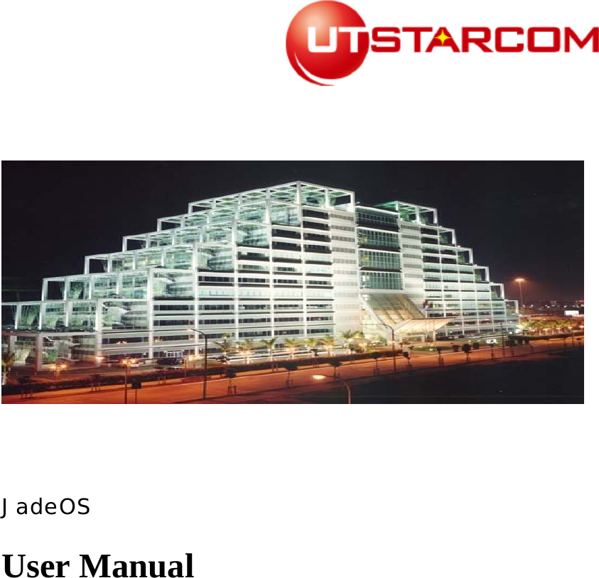       JadeOS User Manual    