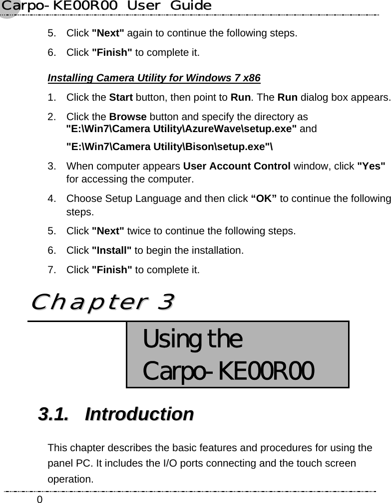 Ubiqconn Technology CARPOKE00R00 TABLET PC User Manual