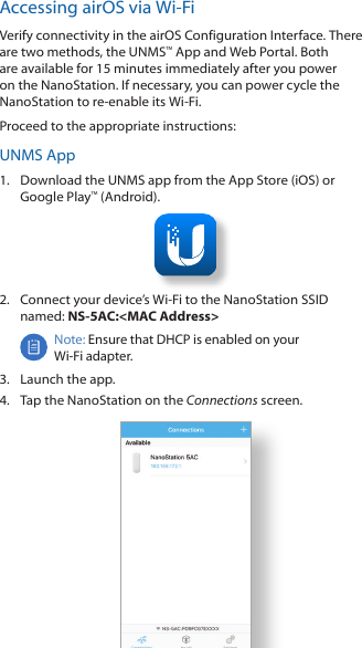 Ubiquiti Networks Ns5ac Nanostation Ac User Manual Nanostation Ac Quick Start Guide
