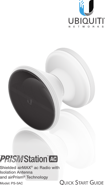 Shielded airMAX&reg; ac Radio with Isolation Antenna  and airPrism&reg; TechnologyModel: PS-5AC