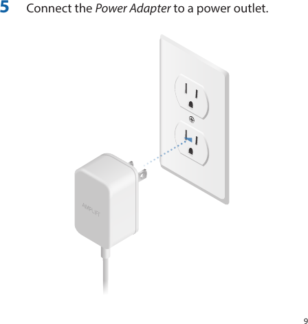 95  Connect the Power Adapter to a power outlet. 