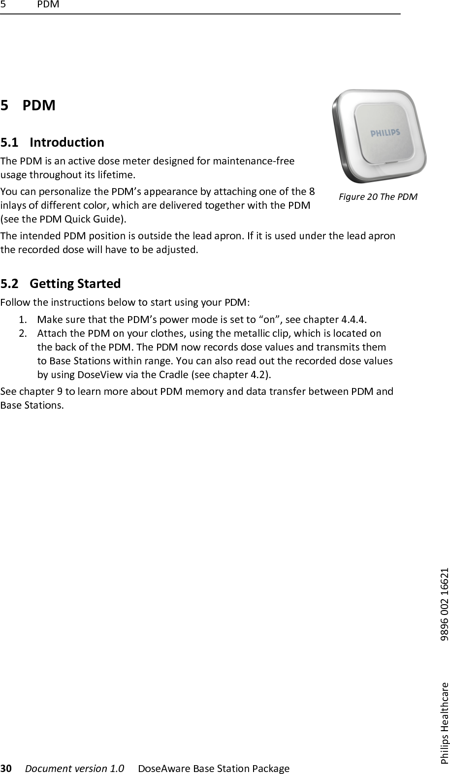 G) /!I) )))30)!"#$%&amp;'()*&amp;+,-"')./0) !"#$%&amp;'($)*'#$)+,',-".)/'01'2$))/7-8-9#):$'8,70'($) )))));<;=)>>?)@==?@)5 PDM!5.1 Introduction!Q7$)/!I)-#)'.)'0,-V$)A"#$)E$,$()A$#-2.$A)5"()E'-.,$.'.0$U5($$)4#'2$),7("427"4,)-,#)8-5$,-E$B)g"4)0'.)9$(#".'8-_$),7$)/!Ib#)'99$'('.0$)FD)',,'07-.2)".$)"5),7$)<)-.8'D#)"5)A-55$($.,)0"8"(])&amp;7-07)'($)A$8-V$($A),"2$,7$()&amp;-,7),7$)/!I)Z#$$),7$)/!I)c4-01)N4-A$[B)Q7$)-.,$.A$A)/!I)9"#-,-".)-#)"4,#-A$),7$)8$'A)'9(".B)35)-,)-#)4#$A)4.A$(),7$)8$'A)'9(".),7$)($0"(A$A)A"#$)&amp;-88)7'V$),")F$)'Ak4#,$AB)5.2 Getting!Started!R"88"&amp;),7$)-.#,(40,-".#)F$8"&amp;),")#,'(,)4#-.2)D"4()/!I^)@B I'1$)#4($),7',),7$)/!Ib#)9"&amp;$()E"A$)-#)#$,),")l".m])#$$)07'9,$()CBCBCB)?B %,,'07),7$)/!I)".)D"4()08",7$#])4#-.2),7$)E$,'88-0)08-9])&amp;7-07)-#)8"0',$A)".),7$)F'01)"5),7$)/!IB)Q7$)/!I)."&amp;)($0"(A#)A"#$)V'84$#)'.A),('.#E-,#),7$E),")*'#$)+,',-".#)&amp;-,7-.)('.2$B)g"4)0'.)'8#")($'A)"4,),7$)($0"(A$A)A"#$)V'84$#)FD)4#-.2)!"#$S-$&amp;)V-'),7$)P('A8$)Z#$$)07'9,$()CB?[B)+$$)07'9,$();),")8$'(.)E"($)'F"4,)/!I)E$E"(D)'.A)A','),('.#5$()F$,&amp;$$.)/!I)'.A)*'#$)+,',-".#B)!1-2$+&amp;)C0)@8&amp;):!E"